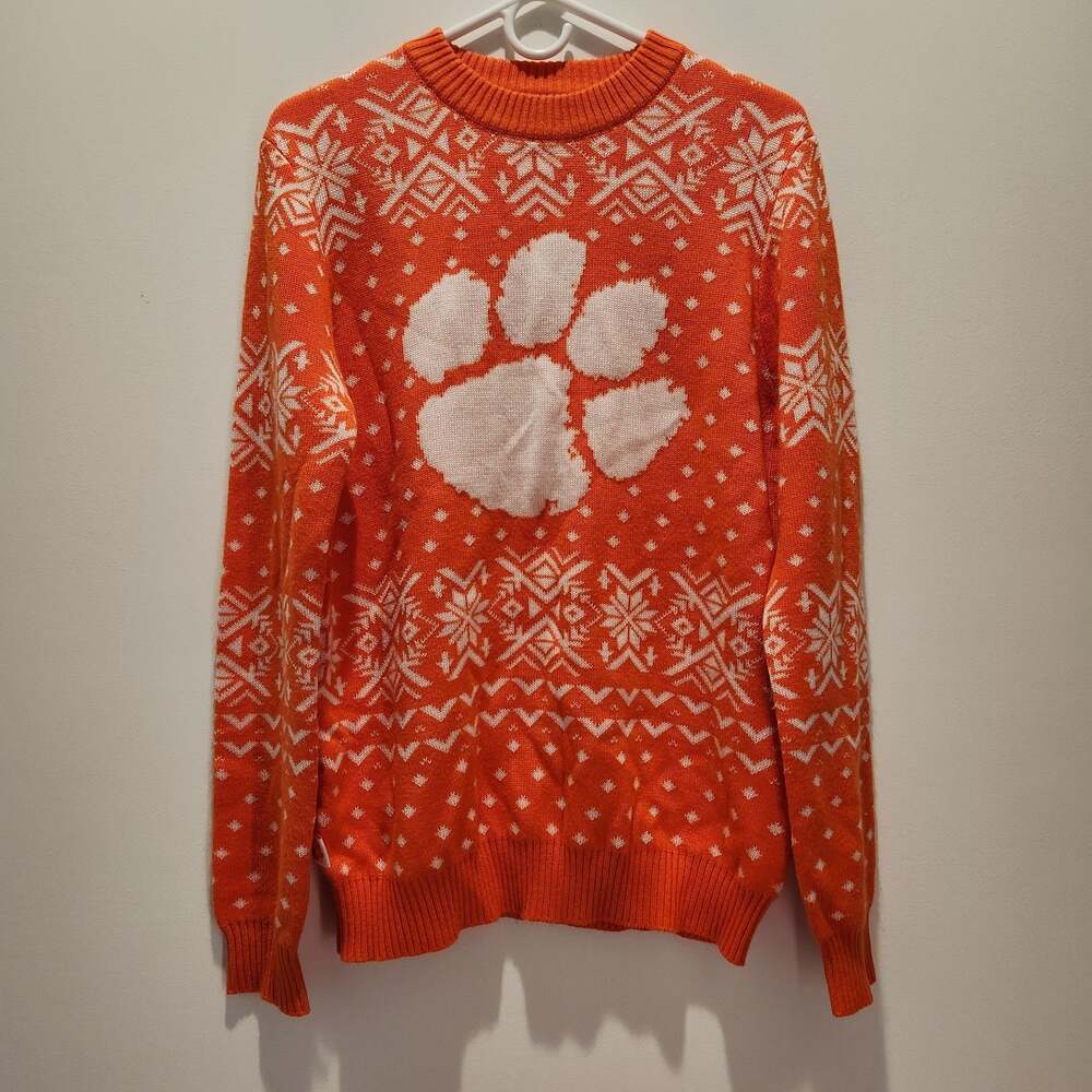 Clemson University Campus Specialties Winter Sweater Size Medium